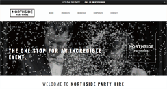 Desktop Screenshot of northsidepartyhire.com.au